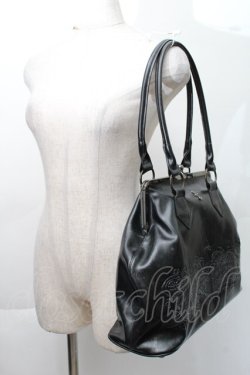 画像2: BPN / がま口ハンドバッグ  黒 S-25-11-22-035-GO-BG-HR-ZS