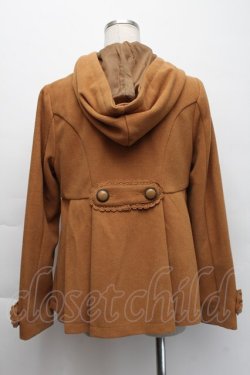 画像2: axes femme / フレアショートコート  ブラウン S-25-11-22-041-AX-CO-AS-ZS