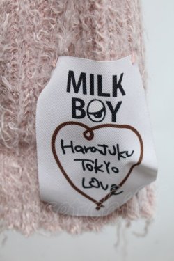 画像3: MILKBOY / モヘアカーディガン  ピンク S-25-11-22-043-MB-TO-AS-ZS