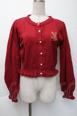 画像1: axes femme kawaii / 2023年福袋カーディガン  エンジ S-25-11-22-045-AX-TO-HR-ZS