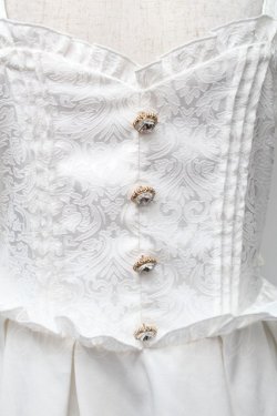 画像3: Amavel / Sacred Heart Rosaryジャンパースカート  白 S-25-11-22-053-CA-OP-HR-ZS