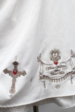 画像4: Amavel / Sacred Heart Rosaryジャンパースカート  白 S-25-11-22-053-CA-OP-HR-ZS