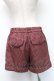 画像2: axes femme / チェックショートパンツ  レッド S-25-11-22-058-AX-PA-HR-ZS (2)