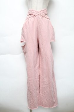 画像1: LOLITA / カットスウェットパンツ  ピンク S-25-11-22-059-LO-PA-HR-ZS