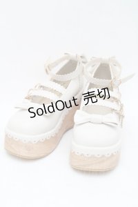 Chalmiere / 木目風パンプス M 生成り S-25-11-22-012-AX-SH-AS-ZS