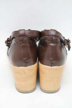 画像3: axes femme kawaii / トリプルリボンシューズ L ブラウン S-25-11-22-013-AX-SH-HR-ZS