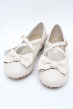 画像1: axes femme kawaii / クロスベルトリボンパンプス L キナリ S-25-11-22-014-AX-SH-AS-ZS