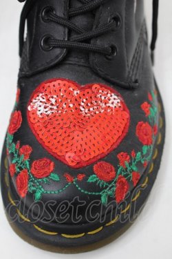 画像4: Dr.Martens （Getta Grip） / パスカル ハート 8ホールブーツ 23〜23.5 黒 S-25-11-22-015-PU-AC-HR-ZS