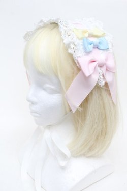 画像1: BABY,THE STARS SHINE BRIGHT / Le ruban d' ombre a trois couchesヘッドドレス  オフ S-25-11-22-016-BA-AC-AS-ZS