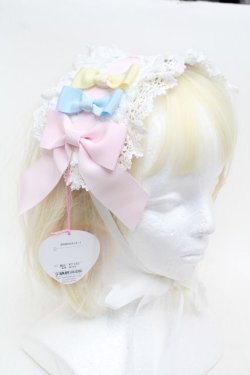 画像2: BABY,THE STARS SHINE BRIGHT / Le ruban d' ombre a trois couchesヘッドドレス  オフ S-25-11-22-016-BA-AC-AS-ZS