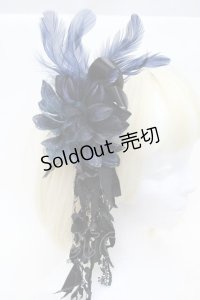 h.NAOTO / コサージュ  青 S-25-11-22-017-HN-ZA-HR-ZS