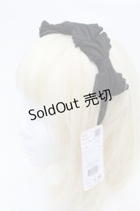 Chalmiere / トリプルリボンカチューシャ  黒 S-25-11-22-019-AX-AC-AS-ZS