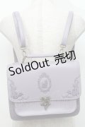 axes femme POETIQUE / 刺繍サッチェルバッグ  ラベンダー S-25-11-22-030-AX-BG-AS-ZS