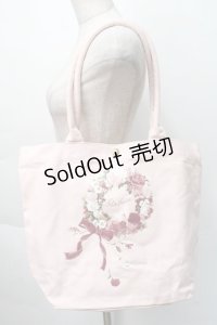 PINK HOUSE / ローズリースプリントバッグ  ピンク S-25-11-22-031-LO-BG-AS-ZS