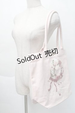 画像2: PINK HOUSE / ローズリースプリントバッグ  ピンク S-25-11-22-031-LO-BG-AS-ZS