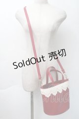 m petit by misako / AMスカラップ2WAYバッグ  赤 S-25-11-22-032-LO-BG-AS-ZS