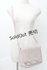 m petit by misako / スカラップショルダーバッグ  ピンク S-25-11-22-033-LO-BG-HR-ZS