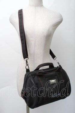 画像1: Deorart / レザー切替ショルダーバッグ  黒ｘ赤 S-25-11-22-034-PU-BG-HR-ZS