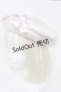 Nile Perch / うさぎさんベレー帽  アイボリー S-25-11-23-005-LO-ZA-HR-ZS