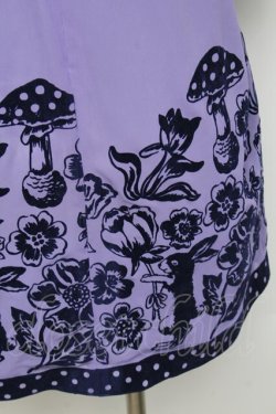 画像3: Emily Temple cute / フォレストフロッキーワンピース  ラベンダーｘ紺 S-25-11-23-039-ET-OP-HR-ZS