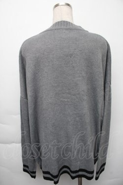 画像2: NieR Clothing / ニットカーディガン  グレー S-25-11-23-040-PU-TO-AS-ZS