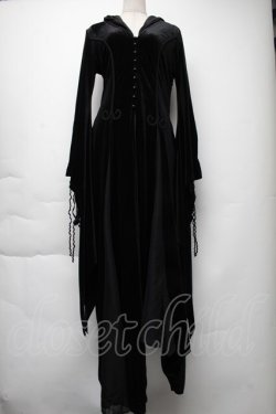 画像1: PUNK RAVE / Druid of the Moon Coat  黒 S-25-11-23-043-PU-CO-HR-ZS