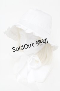 LOLITAその他(お買取対象外) / フリルキャップ  白 S-25-11-23-006-LO-AC-HR-ZS