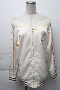LIZ LISA / 刺繍ブルゾン  オフ S-25-11-23-045-LO-CO-AS-ZS