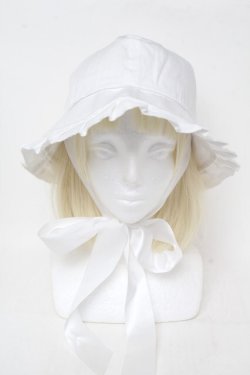画像2: LOLITAその他(お買取対象外) / フリルキャップ  白 S-25-11-23-006-LO-AC-HR-ZS