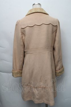 画像2: axes femme / レース使いコート M ベージュ S-25-11-23-048-AX-CO-HR-ZS