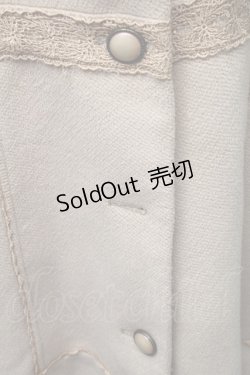 画像4: axes femme / レース使いコート M ベージュ S-25-11-23-048-AX-CO-HR-ZI