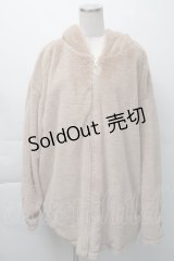 NieR Clothing / ファーパーカー  ベージュ S-25-11-23-049-PU-CO-AS-ZS