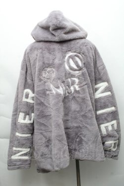 画像2: NieR Clothing / ファーパーカー  グレー S-25-11-23-050-PU-CO-AS-ZS
