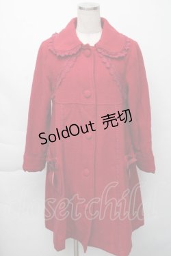 画像1: BABY,THE STARS SHINE BRIGHT / 小公女コート  ワイン S-25-11-23-054-BA-CO-AS-ZT0307B