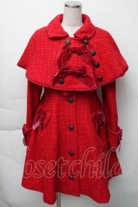 BABY,THE STARS SHINE BRIGHT / キャメロットプリンセスコート  赤 S-25-11-23-055-BA-CO-AS-ZS