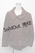 axes femme / ラメダブルボタンショートコート M ブラウン S-25-11-23-056-AX-CO-HR-ZS