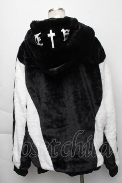 画像2: Amilige / バイカラーファーコート  黒ｘ白 S-25-11-23-057-PU-CO-AS-ZS