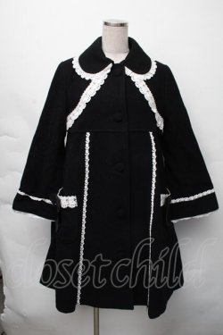 画像1: BABY,THE STARS SHINE BRIGHT / 小公女コート (2022)  黒ｘ白 S-25-11-23-058-BA-CO-AS-ZS