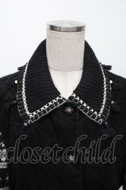 画像3: PINK HOUSE / ノルディックニットジャケット  黒 S-25-11-23-059-LO-CO-HR-ZS