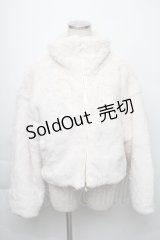 axes femme / ショートファーコート  オフ S-25-11-23-060-AX-CO-AS-ZS