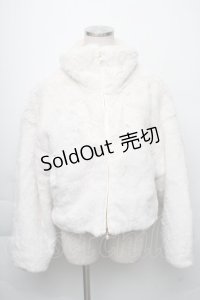 axes femme / ショートファーコート  オフ S-25-11-23-060-AX-CO-AS-ZS