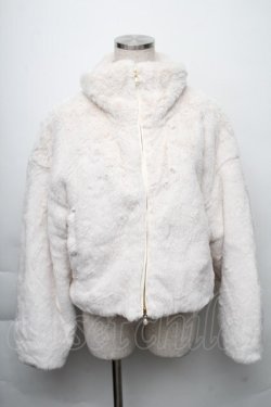 画像1: axes femme / ショートファーコート  オフ S-25-11-23-060-AX-CO-AS-ZS