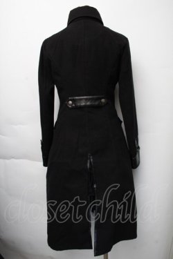 画像2: PUNK RAVE / 切替ロングジャケット  黒 S-25-11-23-1041-PU-JA-AS-ZS