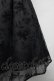 画像4: Moi-meme-Moitie / 花柄フロッキーミニジャンパースカート  黒 S-25-11-23-1044-MO-OP-HR-ZS (4)