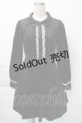 LOLITA / 別珍ワンピース  黒 S-25-11-23-1045-LO-OP-HR-ZS