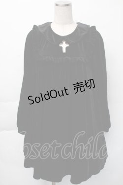 画像1: Ank Rouge / ベロアワンピース  黒 S-25-11-23-1046-CA-OP-AS-ZS