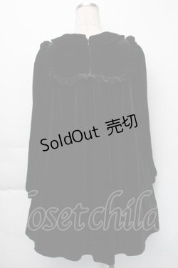 画像2: Ank Rouge / ベロアワンピース  黒 S-25-11-23-1046-CA-OP-AS-ZS