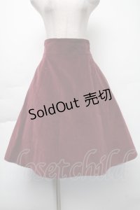 Moi-meme-Moitie / 別珍後ろ編み上げスカート(2001) 9号 ワイン S-25-11-23-1053-MO-SK-AS-ZS