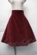 画像1: Moi-meme-Moitie / 別珍後ろ編み上げスカート(2001) 9号 ワイン S-25-11-23-1053-MO-SK-AS-ZS (1)