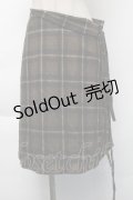 The Gabriel Chelsea / チェックスカート  ブラウン S-25-11-23-1054-PU-SK-AS-ZS